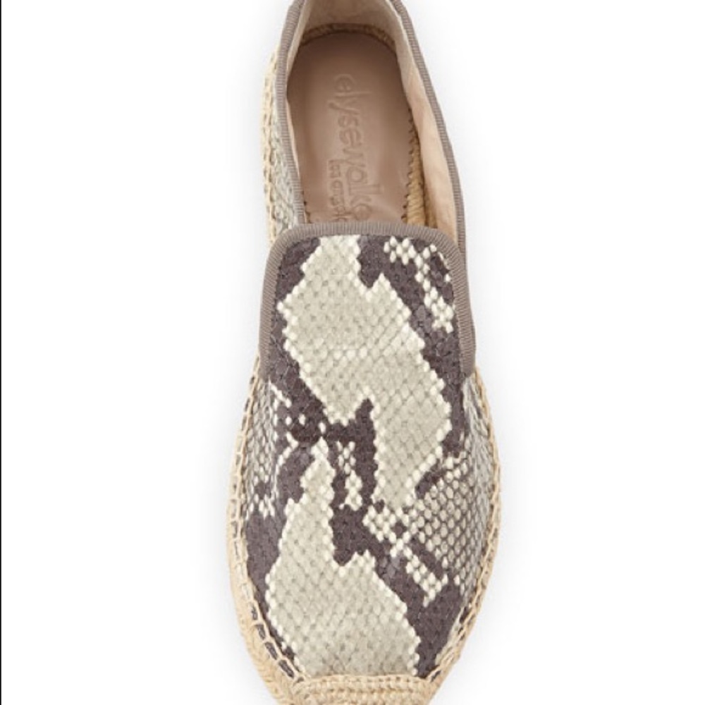 Elyse Walker Espadrilles Python Excellent Conditi… - image 3